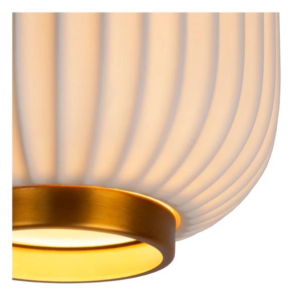 Lucide GOSSE - Flush ceiling light - Ø 19,5 cm - 1xE27 - White - detail 1